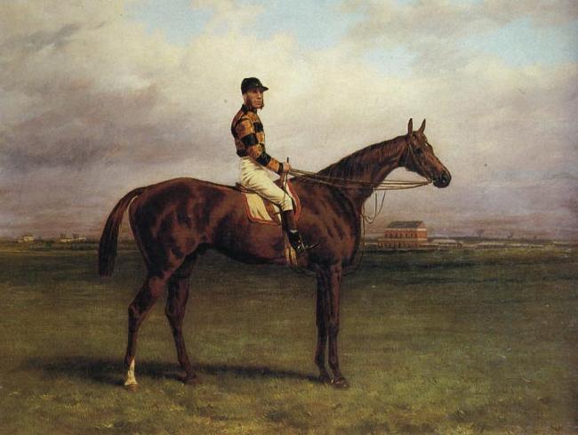 Harry Hall Mr.R.N.Blatt's 'Thorn' With Busby Up on york Bacecourse oil painting image